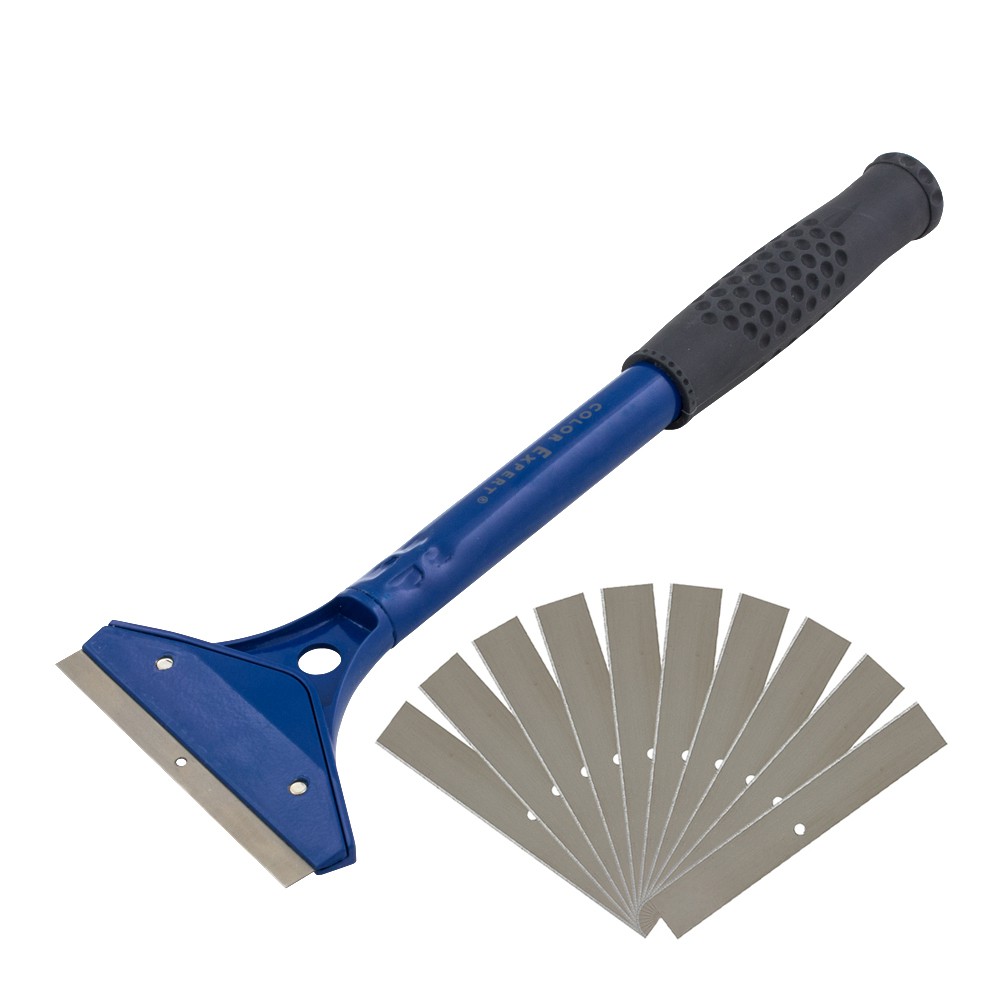 Heavy Duty Wallpaper Stripper with 10 Replacement Blades